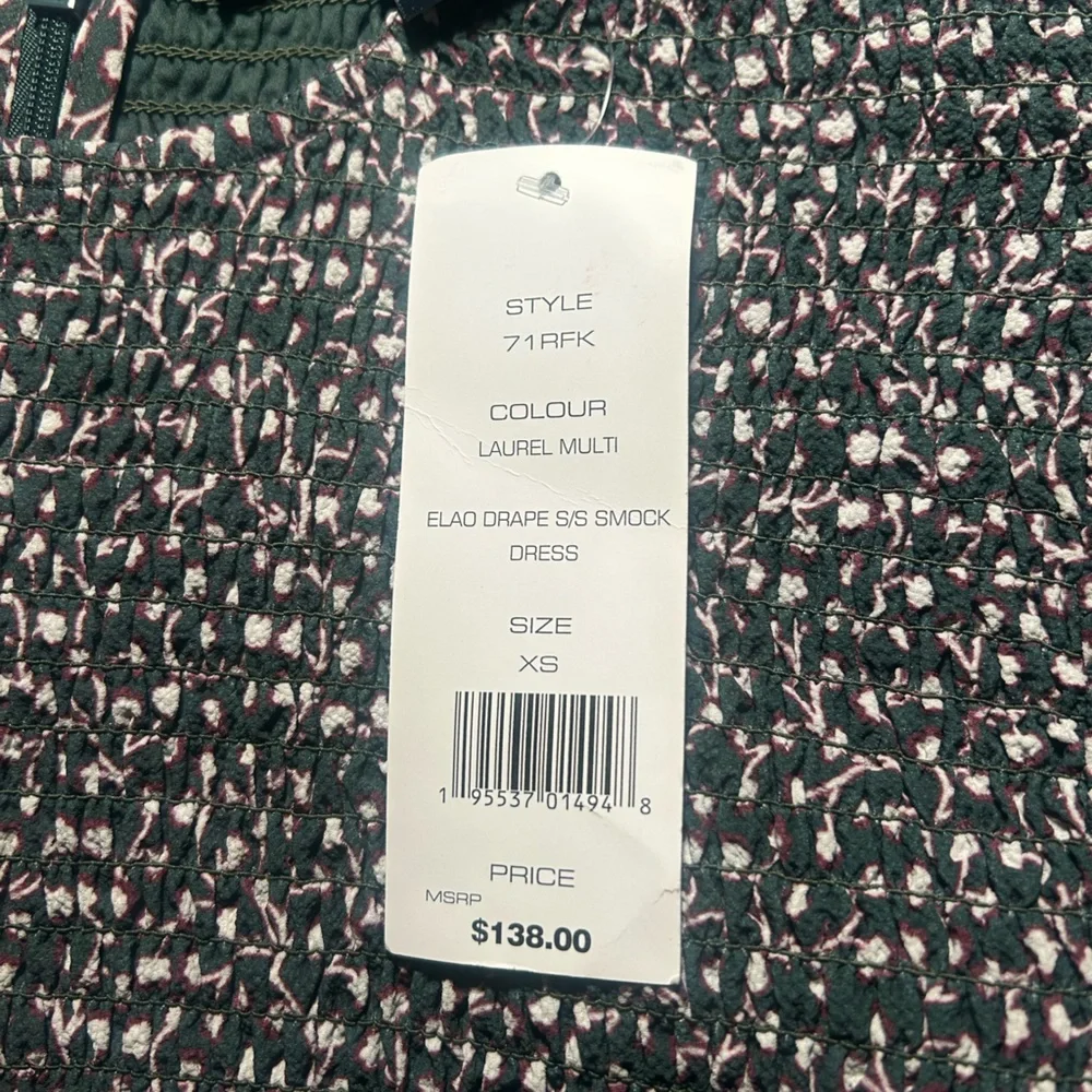NWT French Connection Smocked Dress